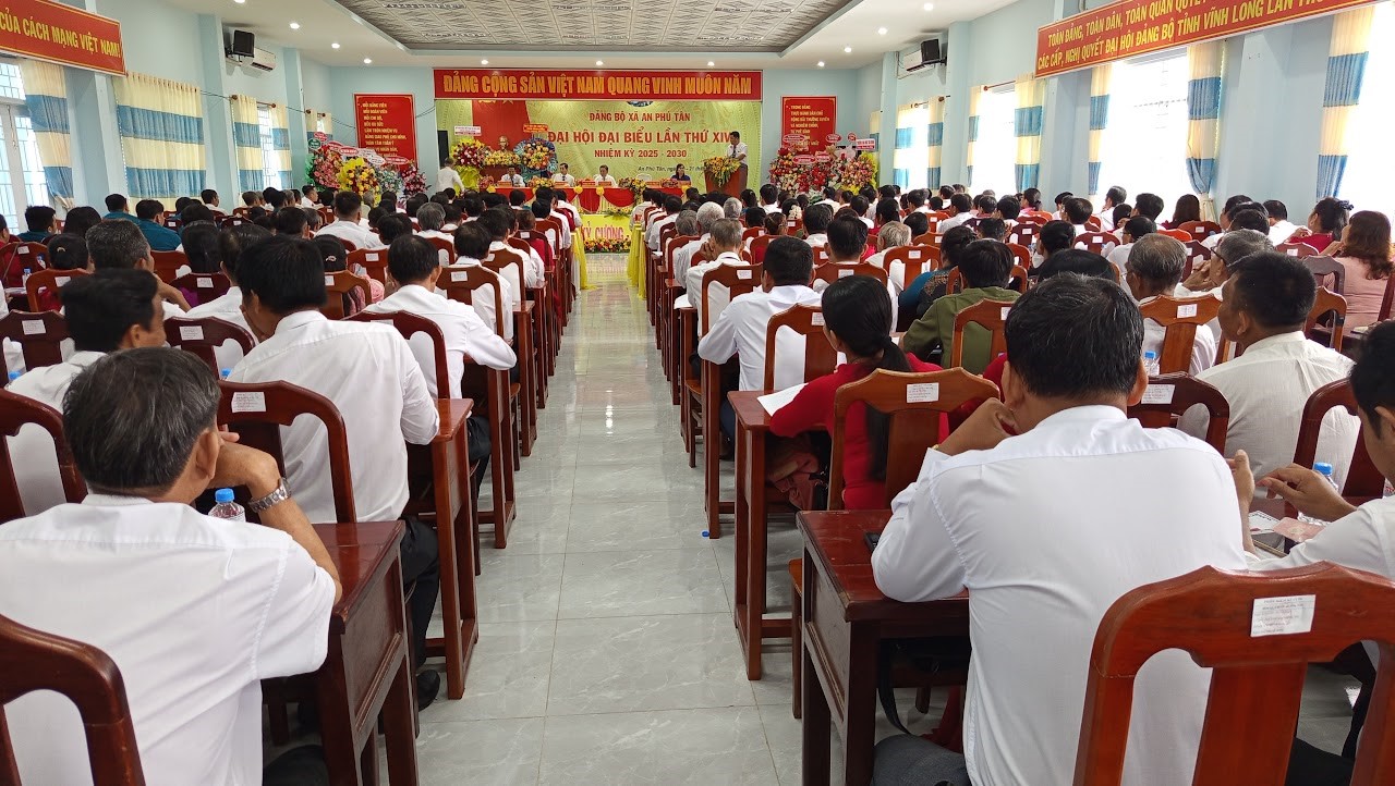 Đại hội đại biểu Đảng bộ xã An Phú Tân khóa XIV, nhiệm kỳ 2025 - 2030